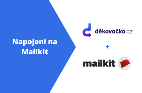 Napojení Děkovačky na Mailkit